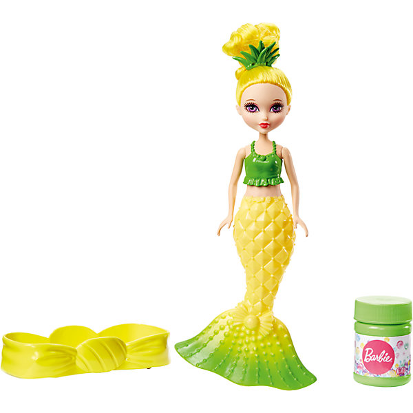 

Маленькая русалочка Barbie с пузырьками, в жёлтом
