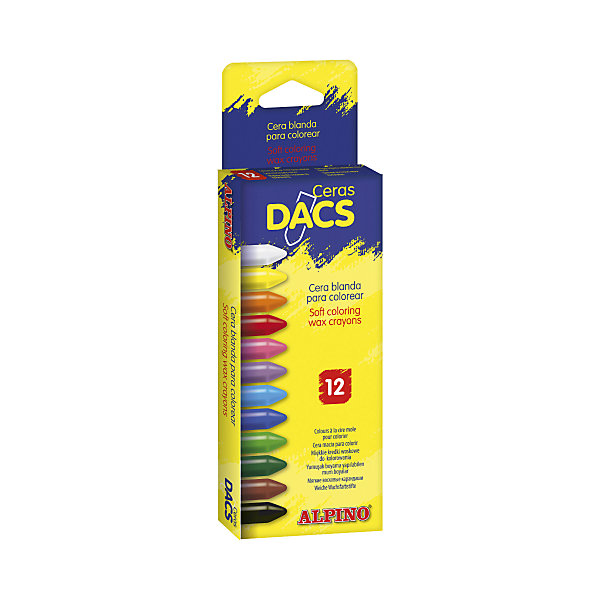 фото Восковые карандаши Ceras DACS, 12 цв. Alpino