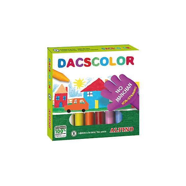 

Восковые карандаши DACSCOLOR, 8 цв.
