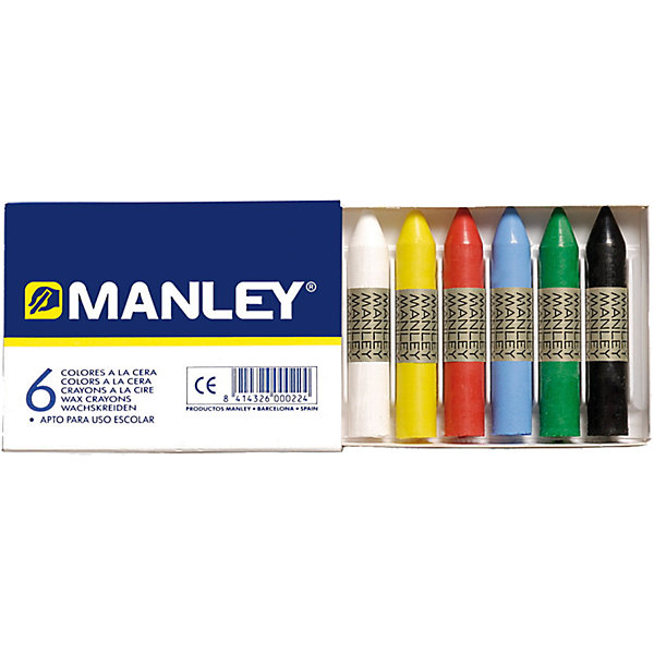 

Восковая пастель MANLEY , 6 цв.
