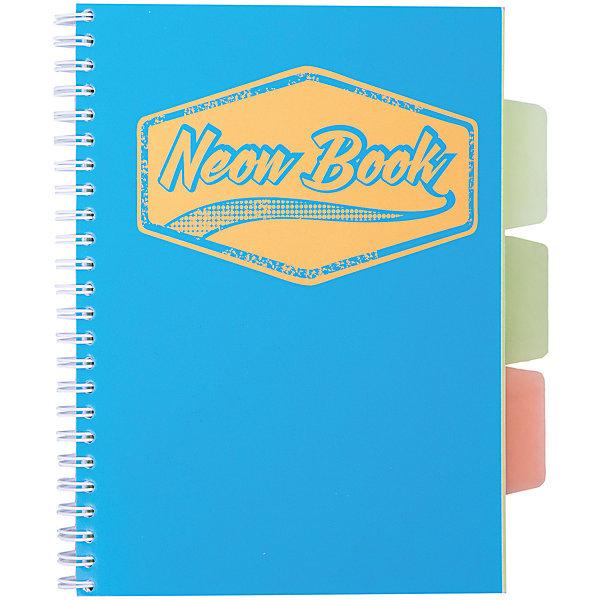 

Синяя тетрадь А5 "Neon book" 120 листов