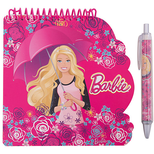 

Блокнот А6 "Barbie" 40 листов + ручка