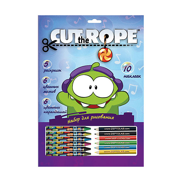 

Набор для рисования "Cut the rope" (мелки, карандаши)