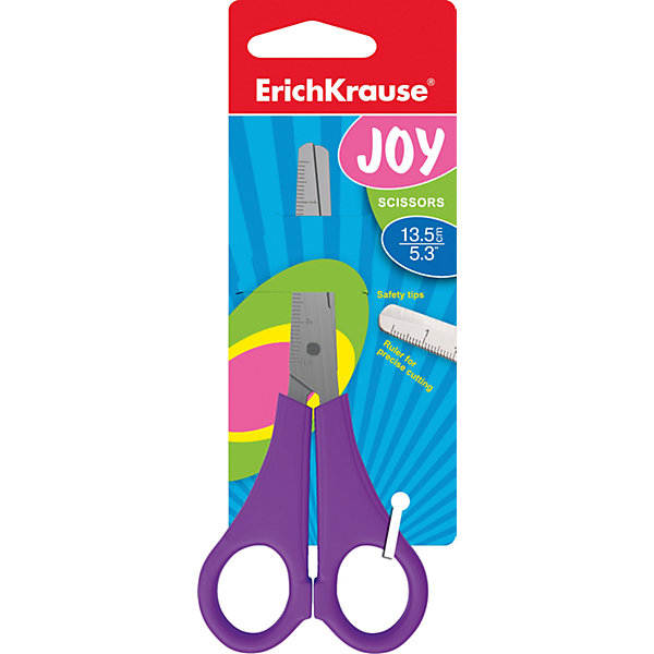 

Ножницы с линейкой на лезвии "Joy" 13.5 см