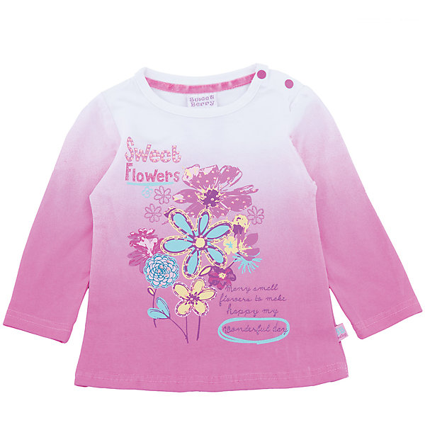

Футболка с длинным рукавом для девочки Sweet Berry, Белый