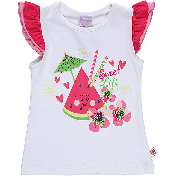 

Футболка для девочки Sweet Berry, Белый