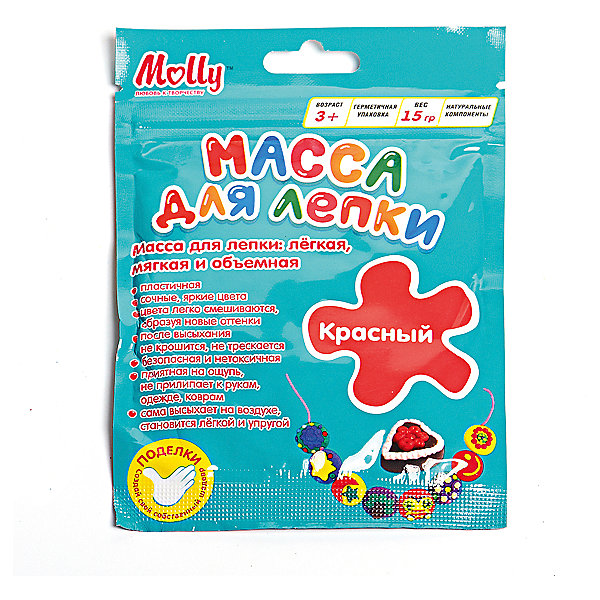 

Масса для лепки 15 г, красная
