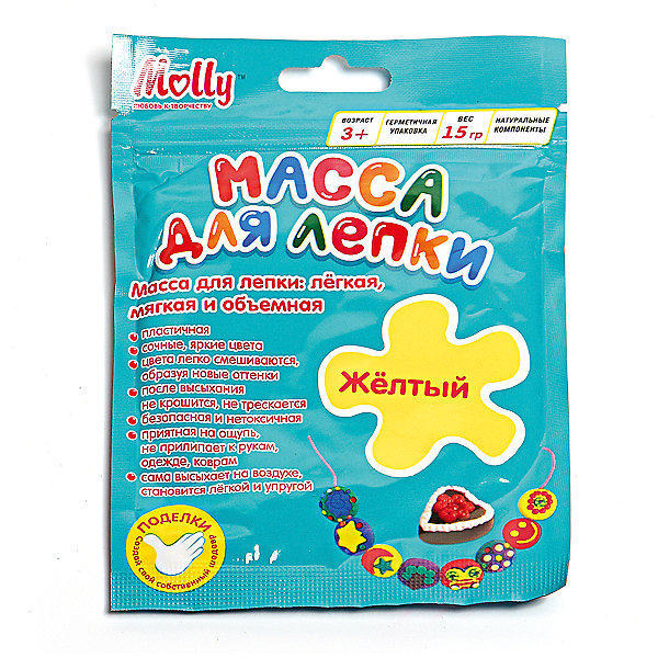 

Масса для лепки 15 г, желтая