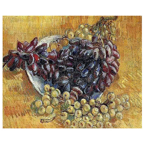 

Картина по номерам "Ван Гог: Натюрморт с виноградом", 40*50 см