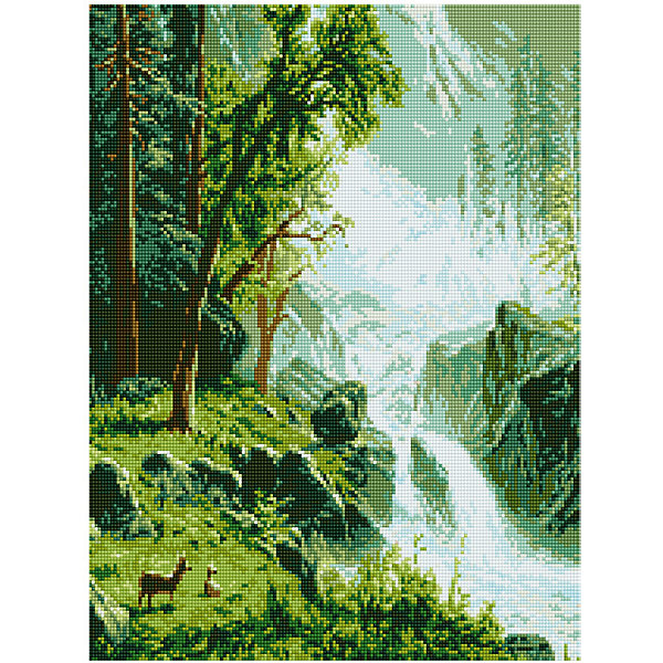

Картина мозаикой "Реки Кавказа", 40*50 см