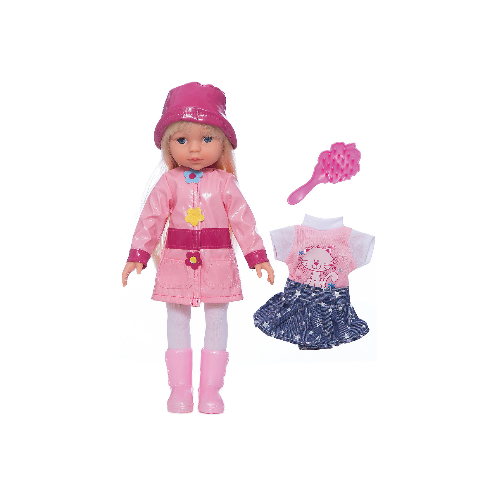 фото Кукла, с аксессуарами, в осенне-весенней одежде, 33 см, со звуком, Карапуз