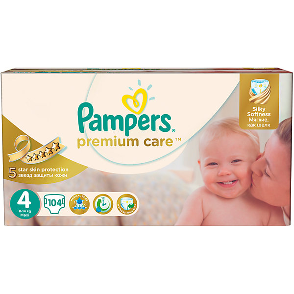

Подгузники Pampers Premium Care, 8-14 кг., 104 шт.