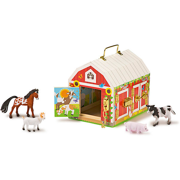 

Деревянные игрушки "Дом с замочками", Melissa & Doug
