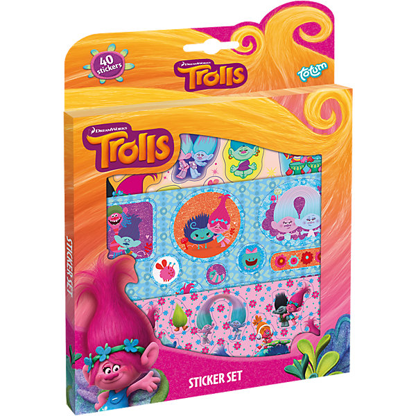 

Набор для творчества Totum Trolls sticker set