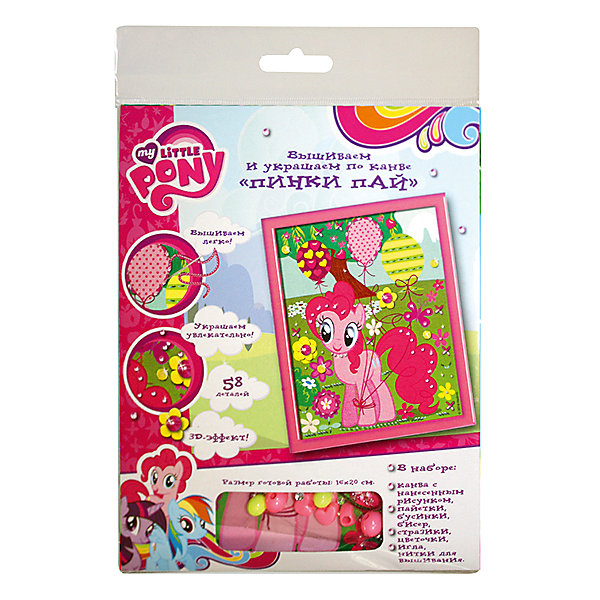 

Вышивка и украшение по канве "Пинки Пай", MyLittlePony