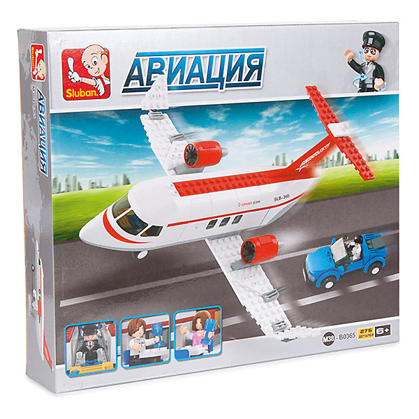 

Конструктор "Авиация: Самолёт", 275 деталей, Sluban