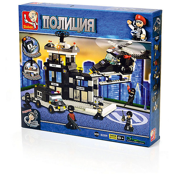 

Конструктор "Полиция: Экстренный сбор", 389 деталей, Sluban