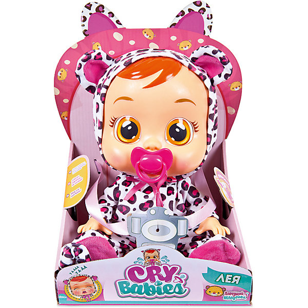 

Плачущий младенец IMC Toys Cry Babies Лея, Розовый, Плачущий младенец IMC Toys Cry Babies Лея