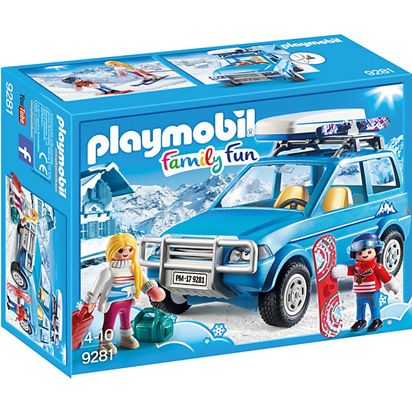 PLAYMOBIL® Конструктор Playmobil Зимний внедорожник, 17 деталей