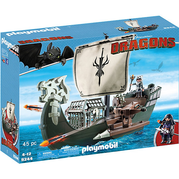 

Конструктор Playmobil Драконий корабль викингов, 10 деталей