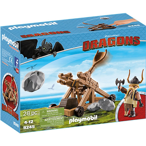 

Конструктор Playmobil "Драконы" Гоббер с катапультой