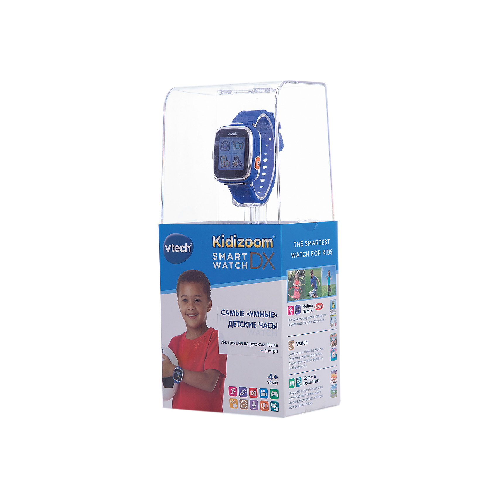 фото Цифровые часы для детей Kidizoom Smartwatch DX, синие, Vtech