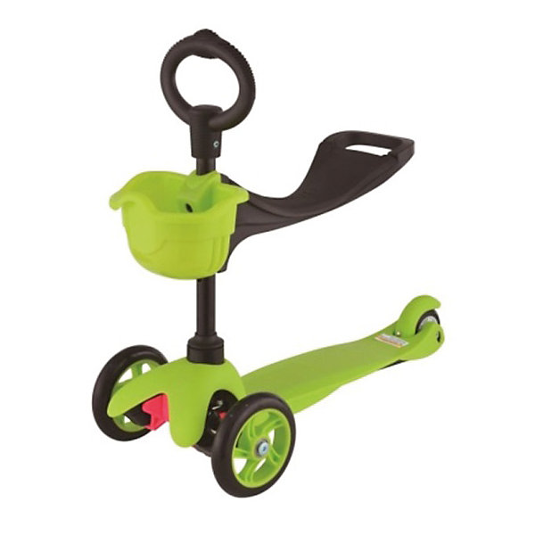 

Самокат 3-х колёсный с сидением "Maxi Scooter", зелёный, 21st scooTer