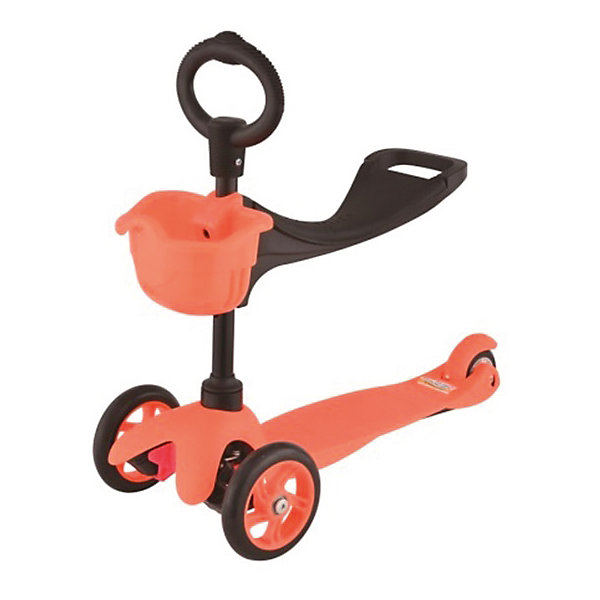 

Самокат 3-х колёсный с сидением "Maxi Scooter", оранжевый, 21st scooTer