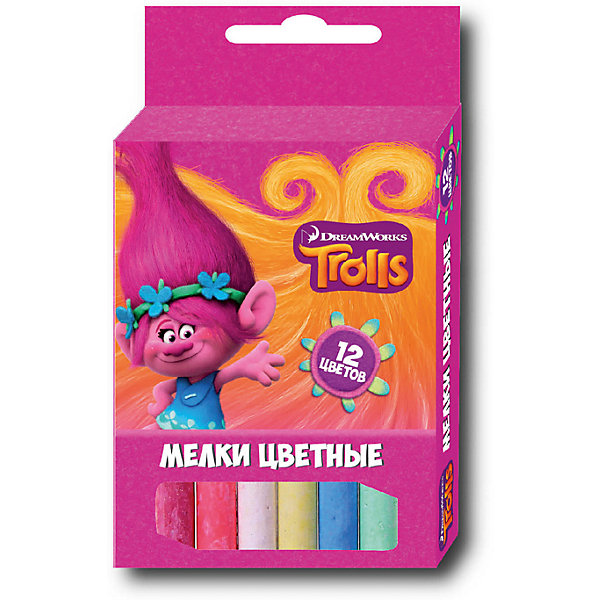 

Мел Centrum "Тролли", 12 цветов