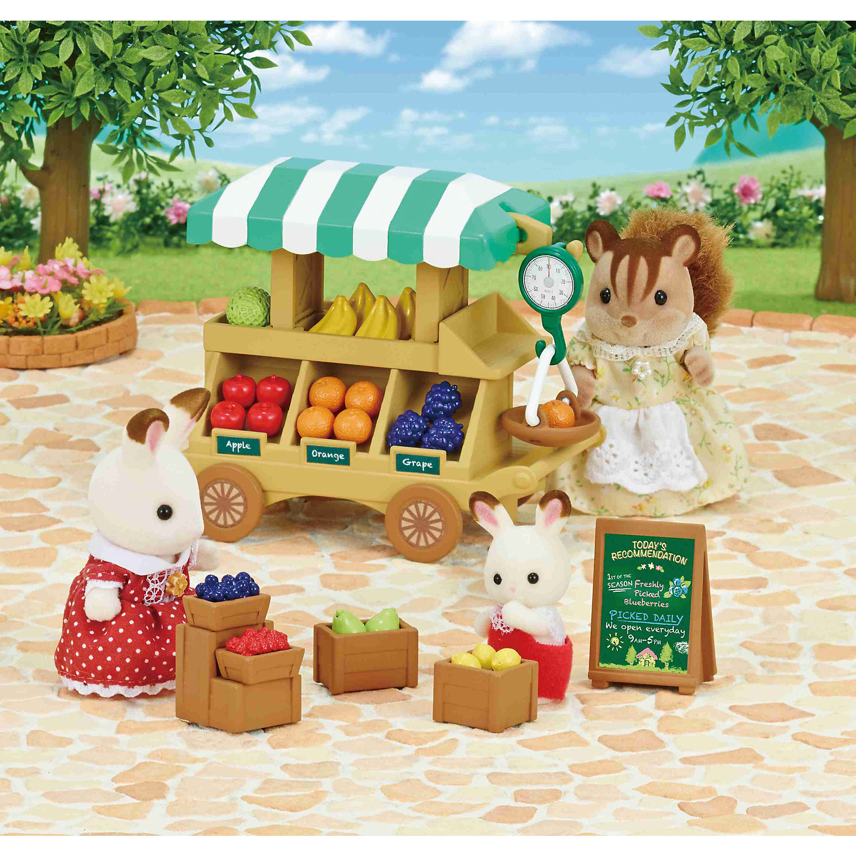 фото Набор "Тележка с фруктами", Sylvanian Families Эпоха чудес