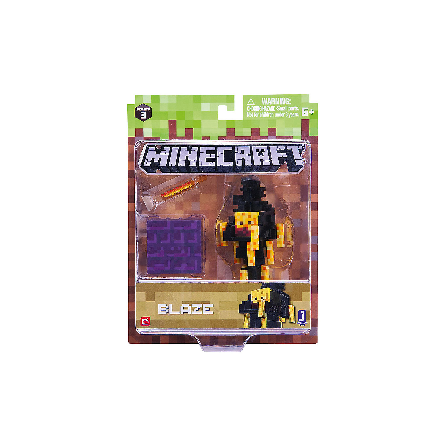 фото Игровая фигурка Jazwares Minecraft Blaze, 8 см