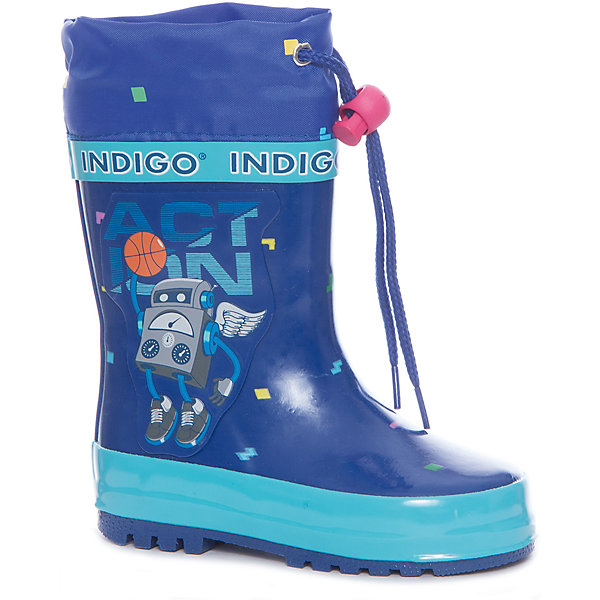 

Резиновые сапоги для мальчика Indigo kids, Синий