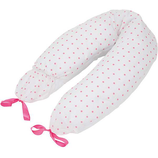 Roxy-Kids Подушка для беременных Премиум Roxy-Kids, белый/розовый
