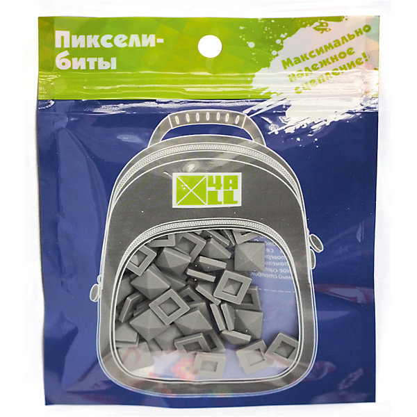 

Набор для рюкзака 4ALL пиксель-Бит, серый, 80 шт