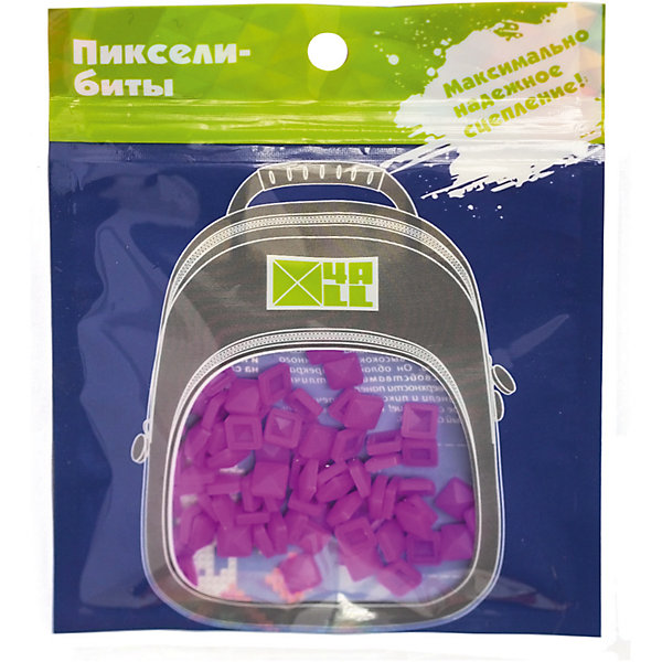 

Набор для рюкзака 4ALL пиксель-Бит, ярко-фиолетовый, 80 шт