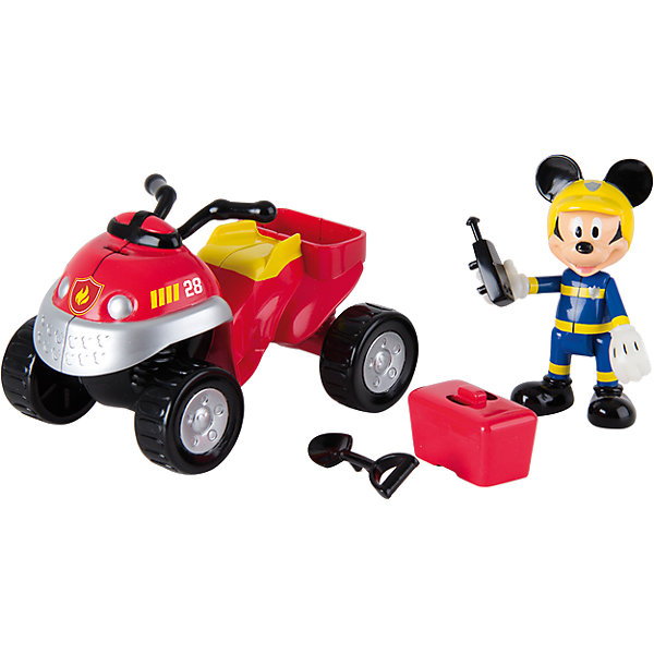 Игровой набор Disney "Микки и весёлые гонки" Пожарный квадроцикл IMC Toys 5500117