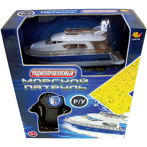 

Радиуправляемый катер "Морской патруль", белый, ABtoys
