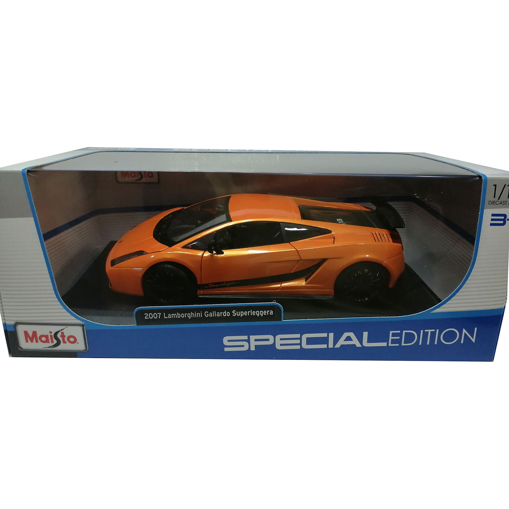 Машинка Lamborghini Gallardo Superleggera 2007, 1:18 MAISTO 5503250