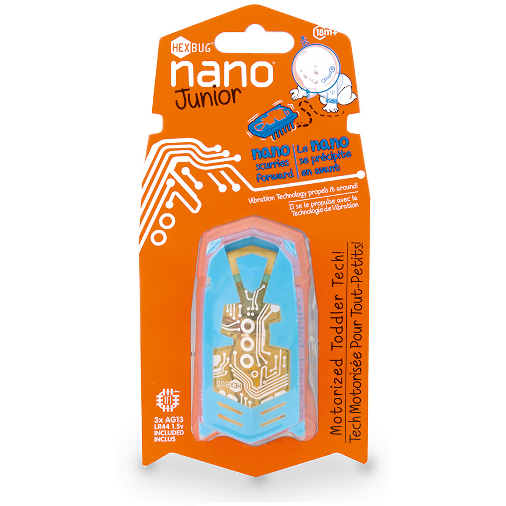 фото Микро-робот "Nano Junior", голубой, Hexbug