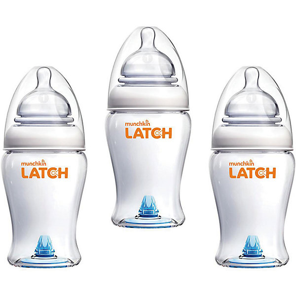 

Бутылочка для кормления LATCH, 240 мл.,3 шт., Munchkin