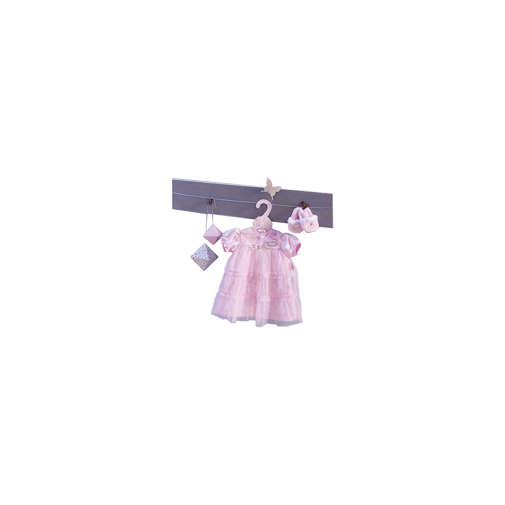 фото Одежда для куклы Zapf Creation "Baby Annabell" Спокойной ночи, платье и тапочки