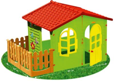 Домик с забором-садовый, Mochtoys, артикул:5510711 - Детская площадка Домик с забором-садовый, Mochtoys, артикул:5510711 - Детская площадка