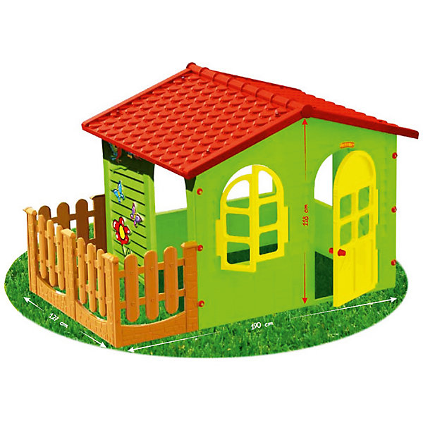 

Домик с забором-садовый, Mochtoys