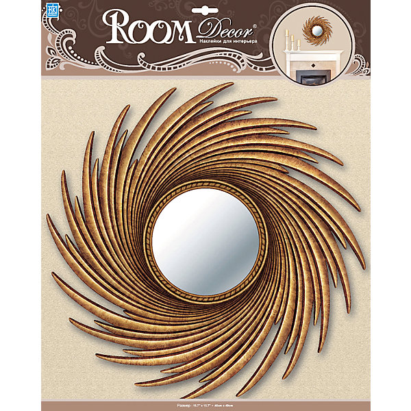 Room Decor Декоративное зеркало большое № 3, Room Decor, золото