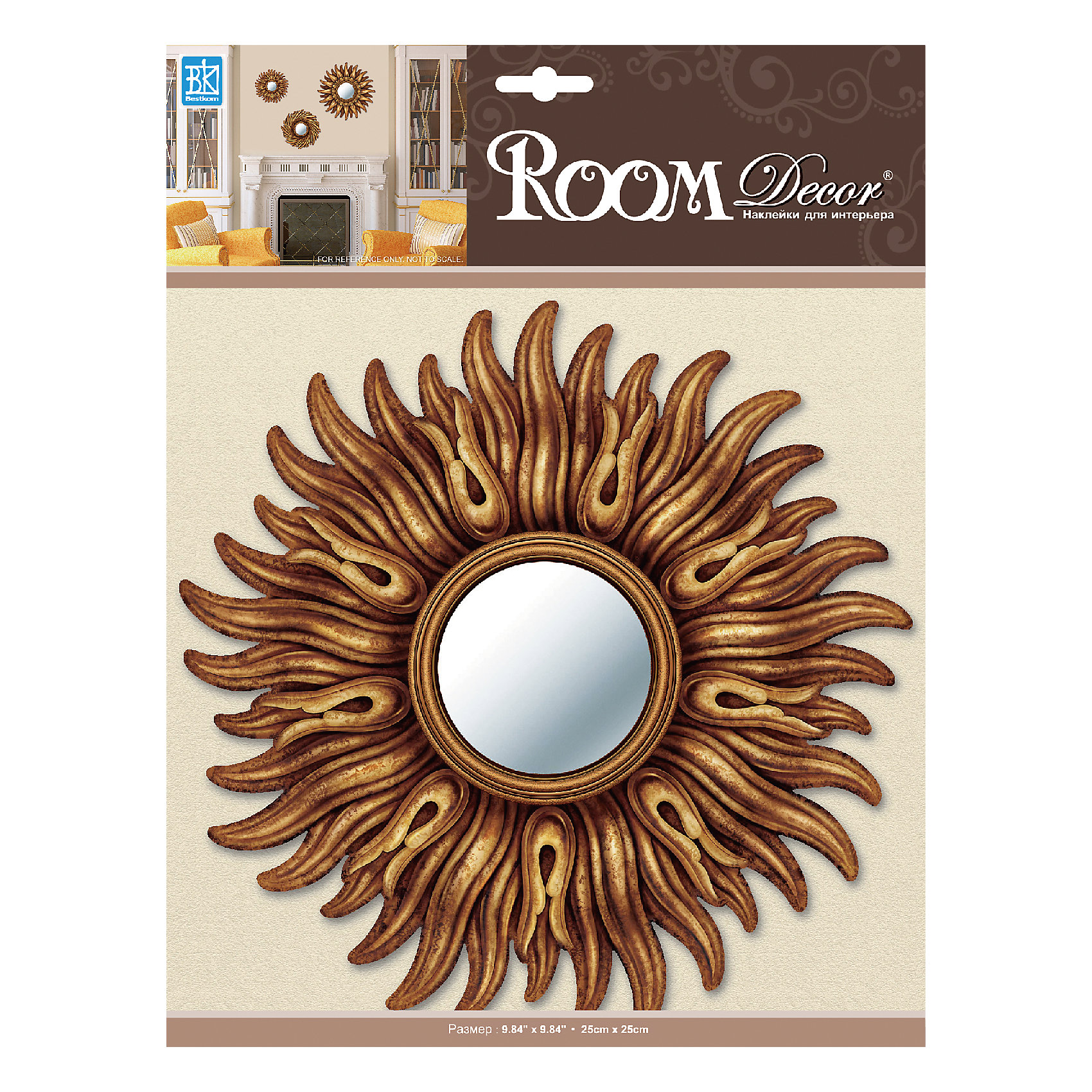 Декоративное зеркало малое №1, Room Decor, золото Decor 5512970