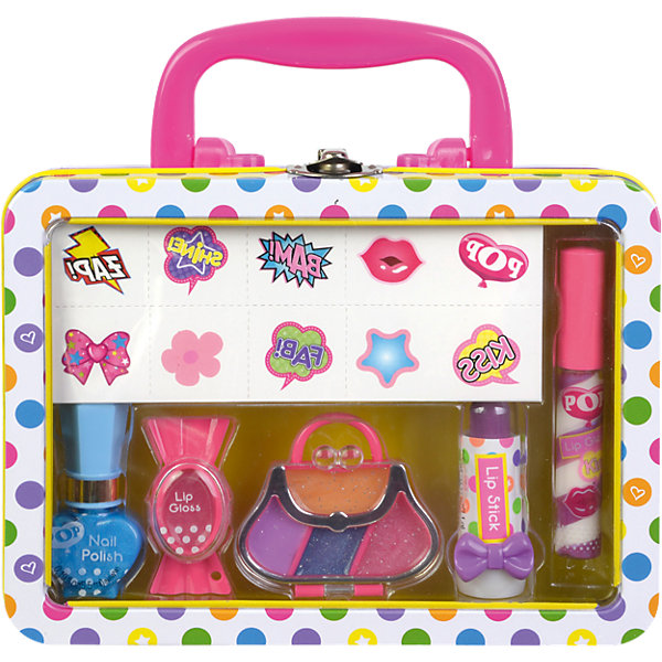 

POP Игровой набор детской декоративной косметики для губ и ногтей