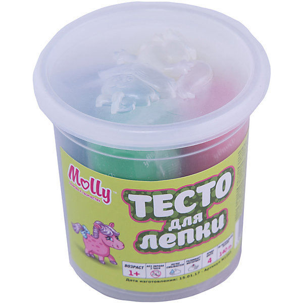 

Тесто для лепки 4 цвета