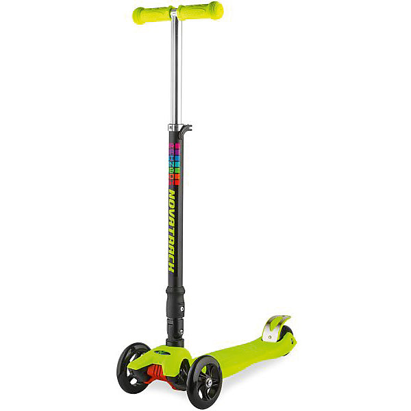

Самокат-кикборд подростковый RainBow, складной, 60 кг, зеленый, Novatrack