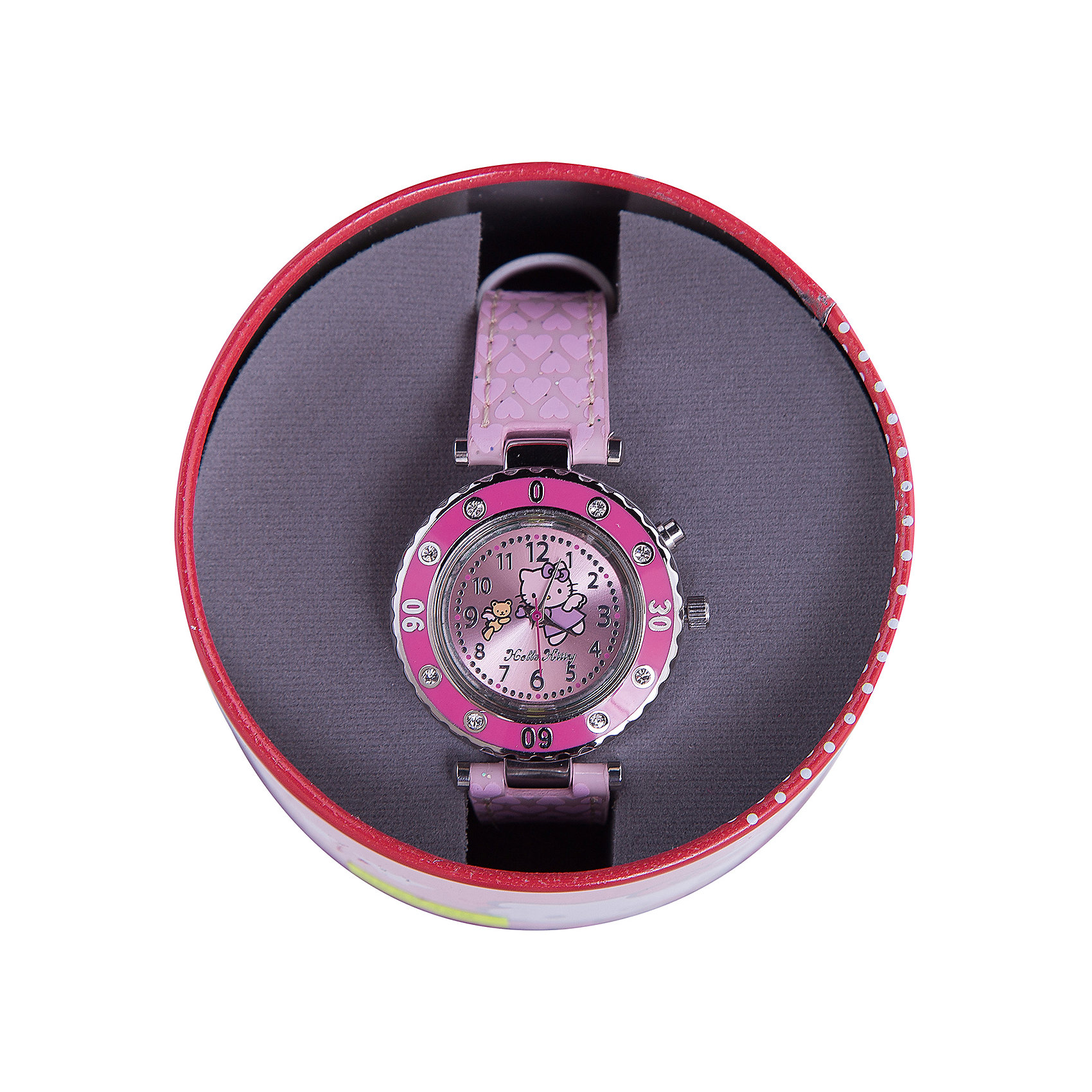 фото Часы наручные аналоговые с подсветкой, Hello Kitty -