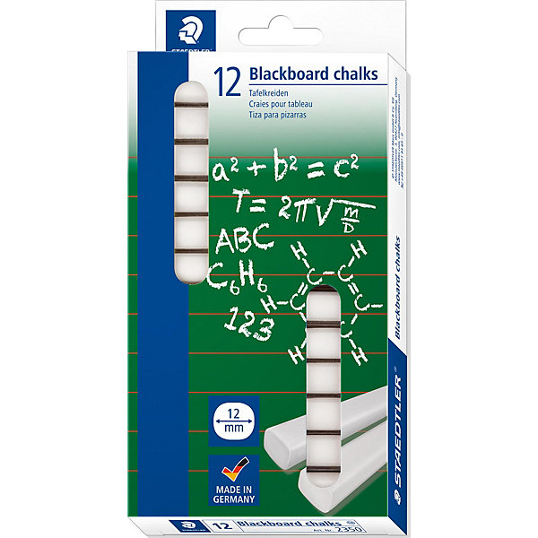 

Мелки для доски STAEDTLER белые, 12 шт.